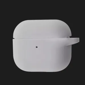 Чохол Silicone Case Clip для AirPods 4/5 (Light Gray) у Львові