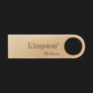 Флеш-накопичувач Kingston USB 3.2 SE9 G3 64GB (Metal/Gold) в Борисполі
