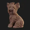 Картонный 3D пазл-конструктор Cartonic Йоркширский терьер (Yorkshire terrier) (CARTYORK)