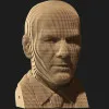 Картонный 3D пазл-конструктор Cartonic Зинедин Зидан (Zinedine) (CARTMZIN)