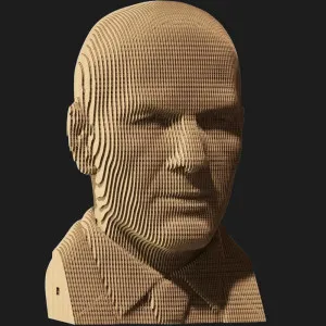 Картонный 3D пазл-конструктор Cartonic Зинедин Зидан (Zinedine) (CARTMZIN)