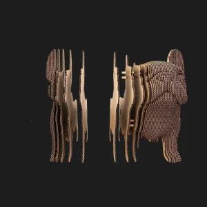 Картонний 3D пазл-конструктор Cartonic Bulldog puppy (CARTMNBULL)