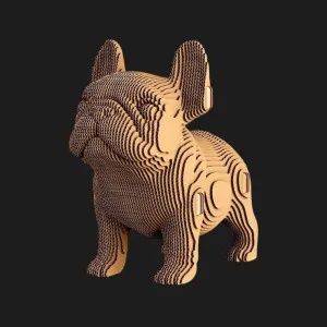Картонний 3D пазл-конструктор Cartonic Bulldog puppy (CARTMNBULL)