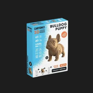 Картонний 3D пазл-конструктор Cartonic Bulldog puppy (CARTMNBULL)