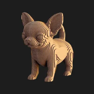 Картонний 3D пазл-конструктор Cartonic Chihuahua puppy (CARTMNCHIHU)