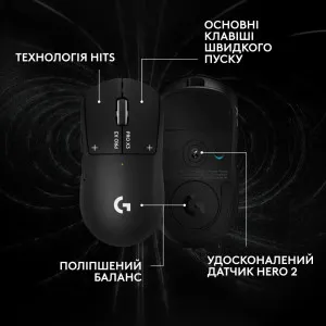 Ігрова миша Logitech G Pro X3 Superstrike Lightspeed Wireless (Midnight Black)