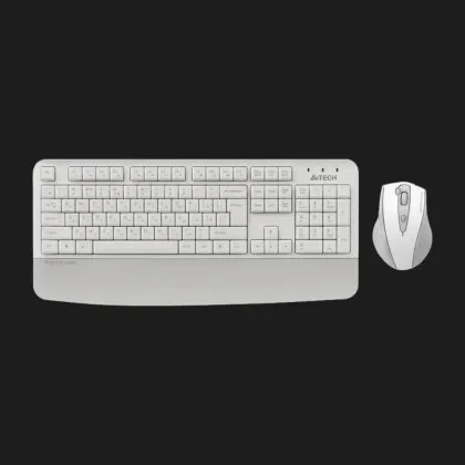Комплект беспроводной клавиатура+мышь клавиатура+мышь A4Tech FG2500S Plus (White)