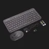 Комплект беспроводной клавиатура+мышь клавиатура+мышь A4Tech FG3200 Air2 (Gray)
