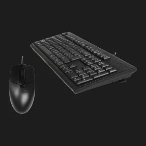 Комплект беспроводной клавиатура+мышь клавиатура+мышь A4Tech KR-8372S (Black)