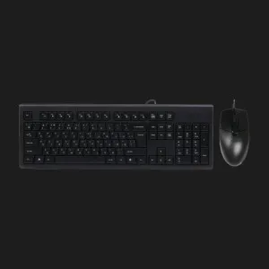Комплект беспроводной клавиатура+мышь клавиатура+мышь A4Tech KR-8372S (Black)