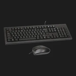 Комплект бездротовий клавіатура+миша клавіатура+миша A4Tech KR-8520D (Black)