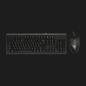Комплект бездротовий клавіатура+миша клавіатура+миша A4Tech KR-8520D (Black)