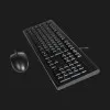 Комплект бездротовий клавіатура+миша клавіатура+миша A4Tech KR-8572S (Black)