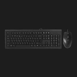 Комплект бездротовий клавіатура+миша клавіатура+миша A4Tech KR-8572S (Black)