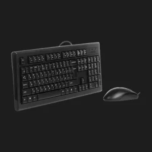 Комплект бездротовий клавіатура+миша клавіатура+миша A4Tech KR-8572S (Black)