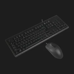 Комплект бездротовий клавіатура+миша клавіатура+миша A4Tech KRS-8372 (Black)