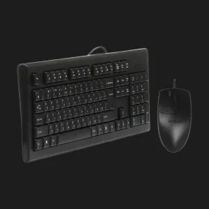 Комплект бездротовий клавіатура+миша клавіатура+миша A4Tech KRS-8520D (Black)