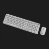 Комплект беспроводной клавиатура+мышь клавиатура+мышь Gembird KBS-WMS-01-W-CYRL (White)