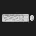 Комплект беспроводной клавиатура+мышь клавиатура+мышь Gembird KBS-WMS-01-W-CYRL (White)