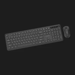 Комплект бездротовий клавіатура+миша клавіатура+миша Gembird KBS-WPS-01-CYRL (Black)