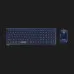Комплект беспроводной клавиатура+мышь клавиатура+мышь Maxxter KMS-WCM-01BL-UA (Blue)