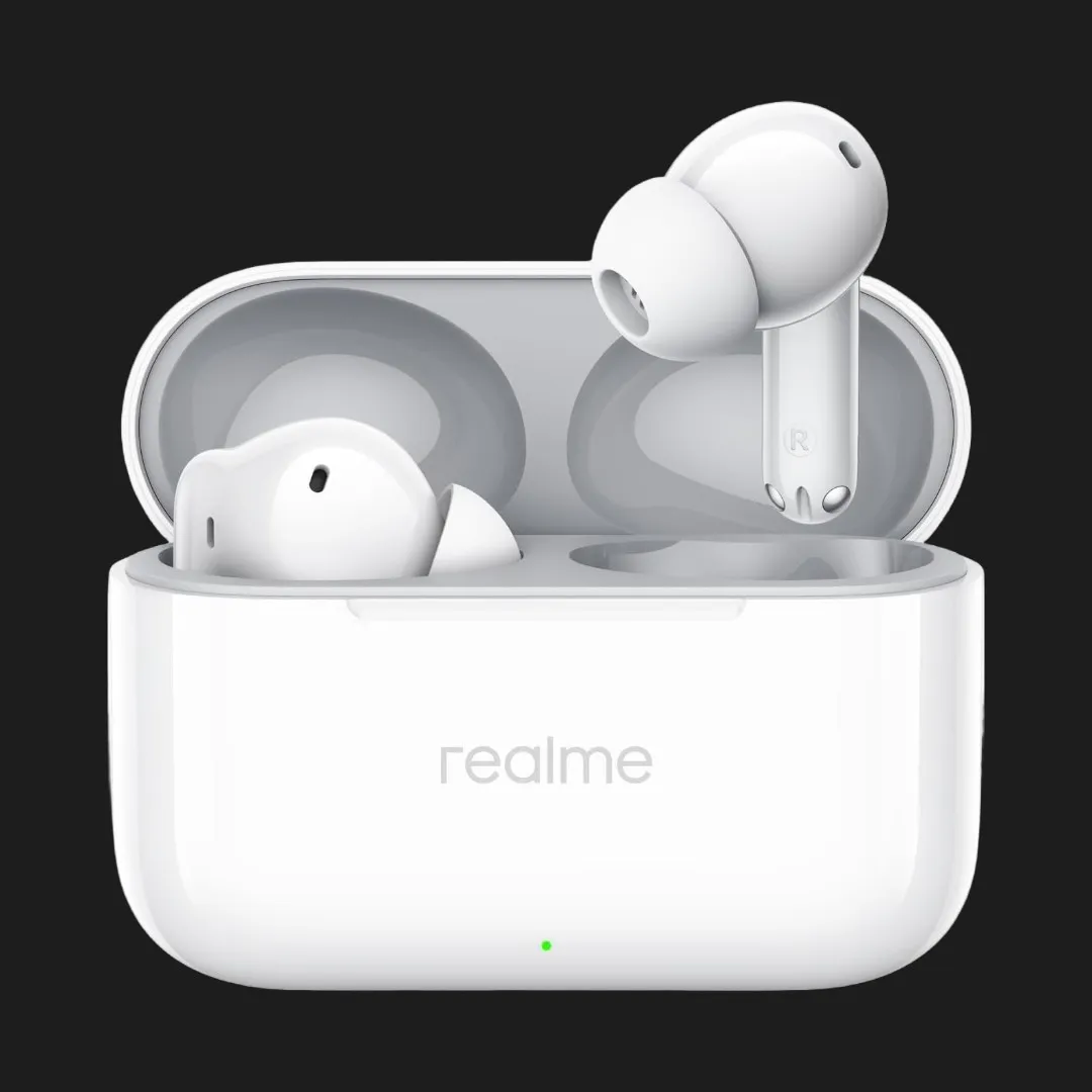 Навушники Realme Buds T200 (Snowy White)