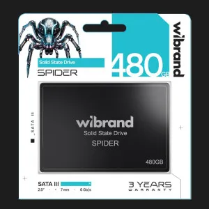 SSD накопитель Wibrand Spider 480GB 2.5 (WI2.5SSD/SP480GBST)