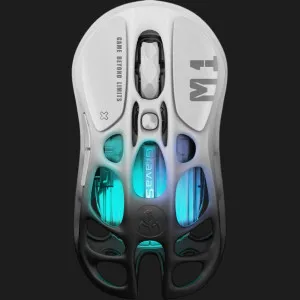 Мышь GravaStar Mercury M1 Pro BT/WL/USB-A RGB (Black/White)