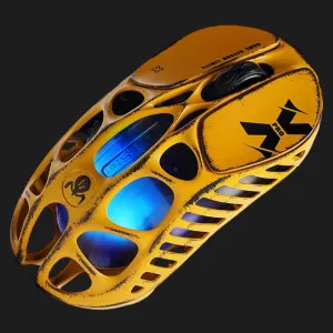 Миша GravaStar Mercury X Pro 8K BT/WL/USB-A RGB (Battle-Worn Yellow)