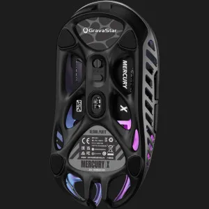Мышь GravaStar Mercury X BT/WL/USB-A RGB (Gray)