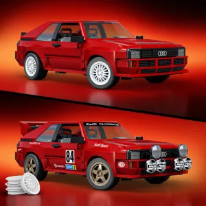 Колекційна машинка-конструктор Mattel Brick Shop Elite Audi ‘84 Sport Quattro (JLK39)