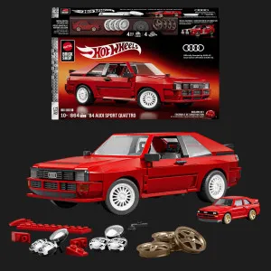 Колекційна машинка-конструктор Mattel Brick Shop Elite Audi ‘84 Sport Quattro (JLK39)