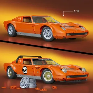 Колекційна машинка-конструктор Mattel Brick Shop Premium Lamborghini ‘71 Miura P400 SV (JHF61)