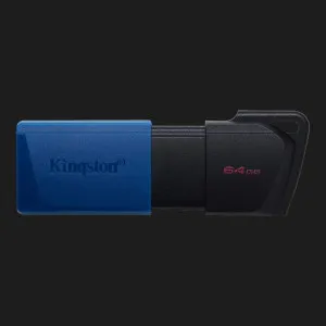 Флеш-накопичувач Kingston USB 3.2 DT Exodia M 64GB (Black/Blue) у Львові