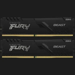 Оперативна памʼять Kingston Fury Beast DDR4 16GB 2x8GB 3200MHz (KF432C16BBK2/16)
