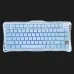 Клавіатура механічна GravaStar Mercury K1 80keys, GravaStar x Kailh Cheery Pink, EN, BT/WL/USB (Ice Blue)