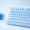 Клавіатура механічна GravaStar Mercury K1 80keys, GravaStar x Kailh Cheery Pink, EN, BT/WL/USB (Ice Blue)