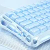 Клавіатура механічна GravaStar Mercury K1 80keys, GravaStar x Kailh Cheery Pink, EN, BT/WL/USB (Ice Blue)