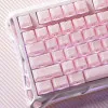 Клавіатура механічна GravaStar Mercury K1 80keys, GravaStar x Kailh Cheery Pink, EN, BT/WL/USB (Sakura Pink)