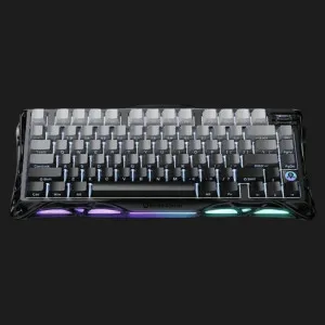 Клавіатура механічна GravaStar Mercury K1 80keys, GravaStar x Kailh Cheery Pink, EN, BT/WL/USB (Black)