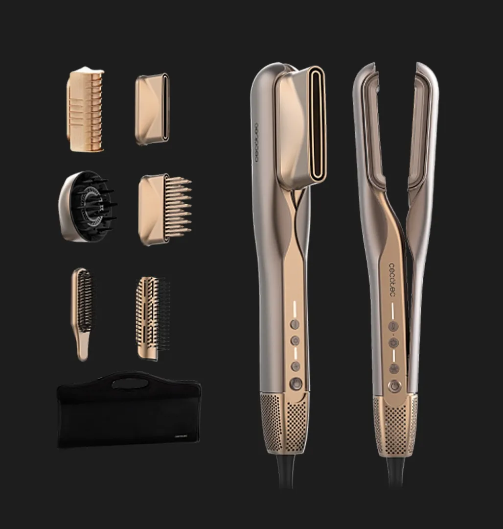 Випрямляч для волосся Cecotec AirLisse 6in1 iTwerk (Champagne)