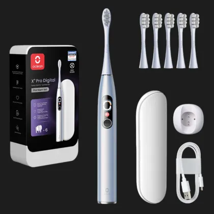 Зубная электрощетка Oclean X Plus Pro Digital (Silver)