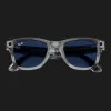 Смарт-окуляри Ray-Ban Meta Wayfarer (Gen 2) (Shiny Transparent Gray/Clear Sapphire Transitions) (RW4012 6840MF 50-22) (M)