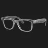 Смарт-окуляри Ray-Ban Meta Wayfarer (Gen 2) (Shiny Transparent Gray/Clear Sapphire Transitions) (RW4012 6840MF 50-22) (M)