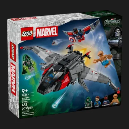 Конструктор LEGO Super Heroes Marvel Месники: Судний день Квінджет (76347)