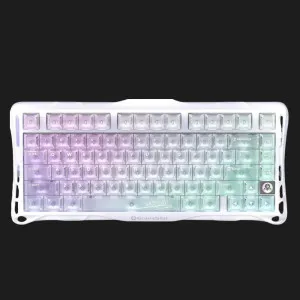 Клавіатура механічна GravaStar Mercury K1 Lite 80keys, GravaStar x BSUN Gray, BT/WL/USB, RGB (Crystal Aurora)