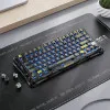 Клавіатура механічна GravaStar Mercury K1 Lite 80keys, GravaStar x BSUN Gray, BT/WL/USB, RGB (Black)