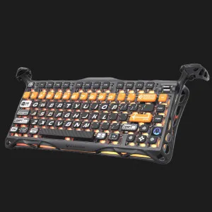 Клавіатура механічна GravaStar Mercury K1 Pro 80keys, GravaStar x Kailh Speedy Mint, BT/WL/USB, RGB (CyberFlare)