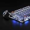 Клавіатура механічна GravaStar Mercury K1 Pro 80keys, GravaStar x Kailh Speedy Mint, BT/WL/USB, RGB (Interstellar Silver)