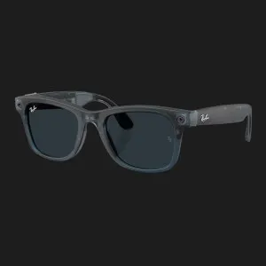 Смарт-окуляри Ray-Ban Meta Wayfarer (Gen 3) (Matte Transparent Ocean Blue/Clear to Grey Transitions) (RW4011 69211Z 50-22)